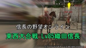 信長の野望オンライン:東西大合戦レベル85織田信長