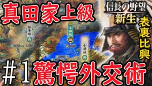 #1【信長の野望 新生/真田家】上級、真田昌幸の特性「老獪」で攻略!無限の可能性で大大名でブチ破る! VS 上杉 北条 徳川 シナリオ小牧長久手の戦い【steam/PC版】