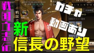 【新信長の野望】緊急!《戦国立志伝》イベントを徹底解説!三郎信長をGETせよ!【ガチャ動画あり】