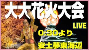 【信長の野望オンライン】大大花火大会!0:30~安土夢・西の海辺にて