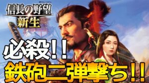 信長の野望 新生　これが必殺の2弾撃ち‼3弾撃ちとちゃうんかい！