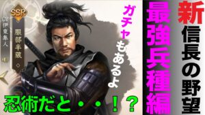 【新信長の野望】⭐️最強兵種編⭐️対NPCには忍者最強説!?兵種ごとのダメージを徹底比較し、最強兵種を導き出す!【ガチャ動画あり】