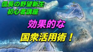 【信長の野望 新生初心者講座】国衆の懐柔取込みや効果的な活用術❕新生動画 nobunaganoyabou