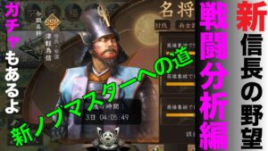 【新信長の野望】⭐️戦闘分析編⭐️編成する上で最も重要な奥義、攻撃がいいの?強化がいいの?それとも回復?武将を編成比較徹底分析!【ガチャ動画あり】