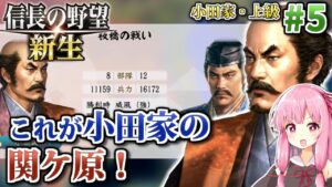 【信長の野望・新生】#5 大決戦!関東の覇権を奪取せよ! 小田氏治の野望 【小田家・上級】【ボイロ実況】