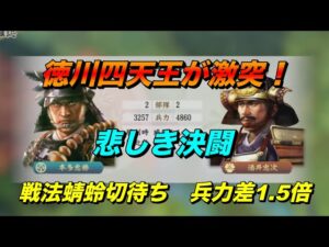 【信長の野望 新生】徳川四天王筆頭との決戦❕戦法蜻蛉切にすべてを託す nobunaganoyabou