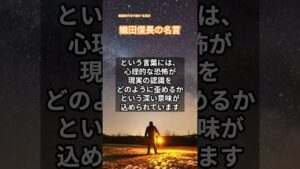 織田信長の名言「病人の目は、敵は常に大軍に見える」#偉人#刺さる名言#shorts #下剋上#戦国時代#織田信長#偉人の名言 #本能寺の変#信長の野望#天下統一#革新的#尾張国#日本史#名言#ノブナガ